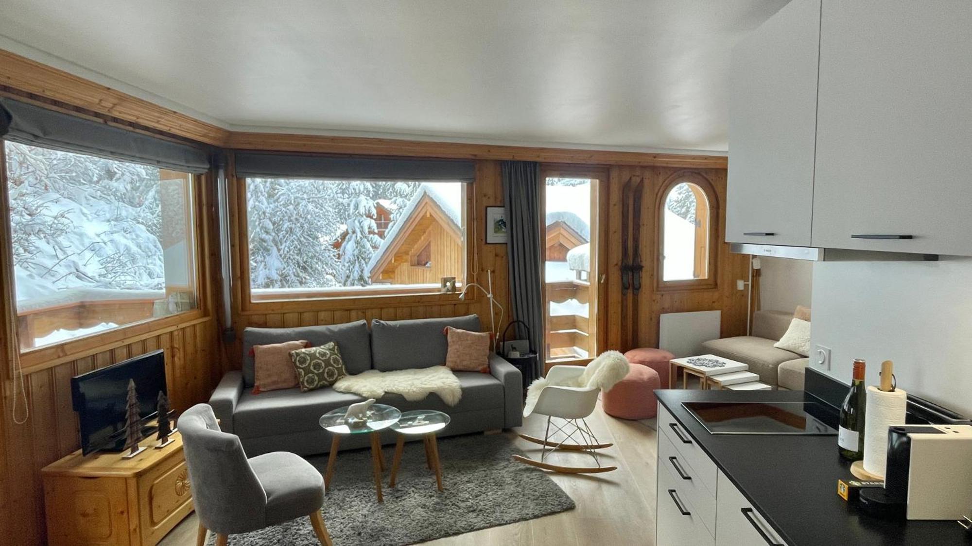 Meribel Centre La Chaudanne, Real Ski In And Out, 3 Bedrooms 2 Bathrooms Newly Renovated, Chalet L'Eperviere Экстерьер фото
